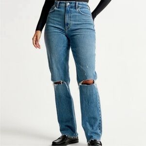 Abercrombie & Fitch Ultra High Rise 90s Straight